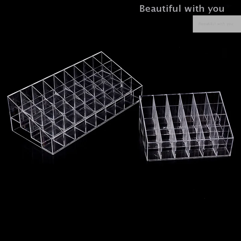 24/36/40 口紅ホルダー ディスプレイスタンド 化粧品オーガナイザー メイクアップケース アクリル