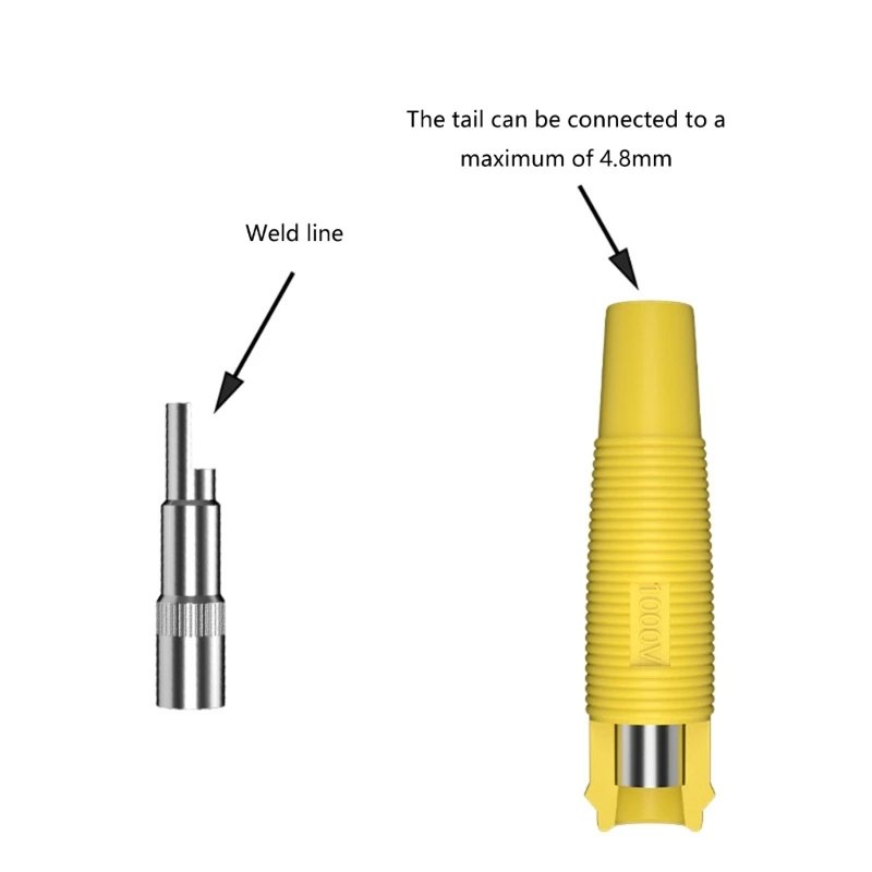 N7MD 10pcs 4mm Banana Connector Socket Stable Banana Plugs Connectors Engineering Connectors for Electronics Enthusiasts