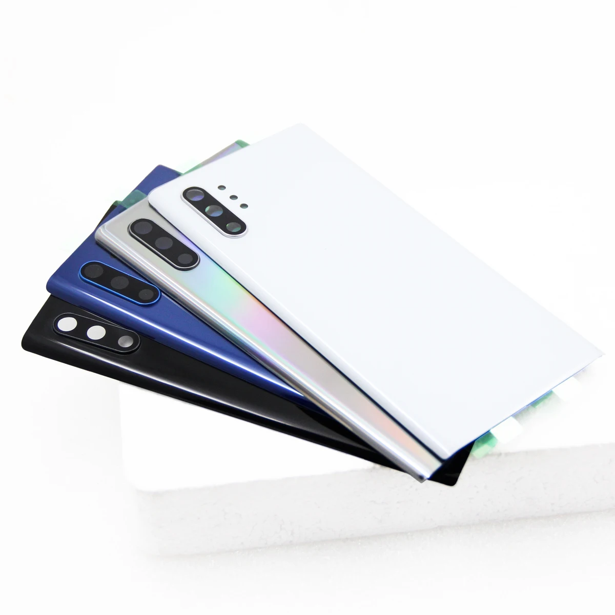 For Samsung Note 10 Plus N970F N975F Battery Back Cover Rear Glass Case Housing Adhesive Camera Lens Replacement for Note 10 image 3
