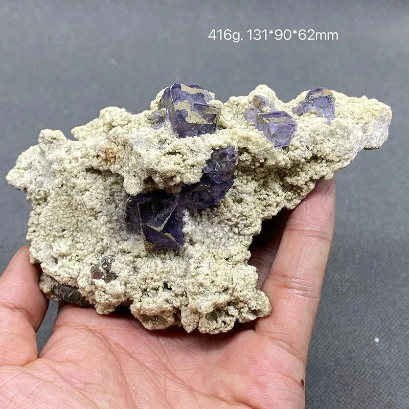 100% natural colored fluorite gemstone, gemstone, mineral specimen, healing crystal from Leigangxian, Hunan Province, China