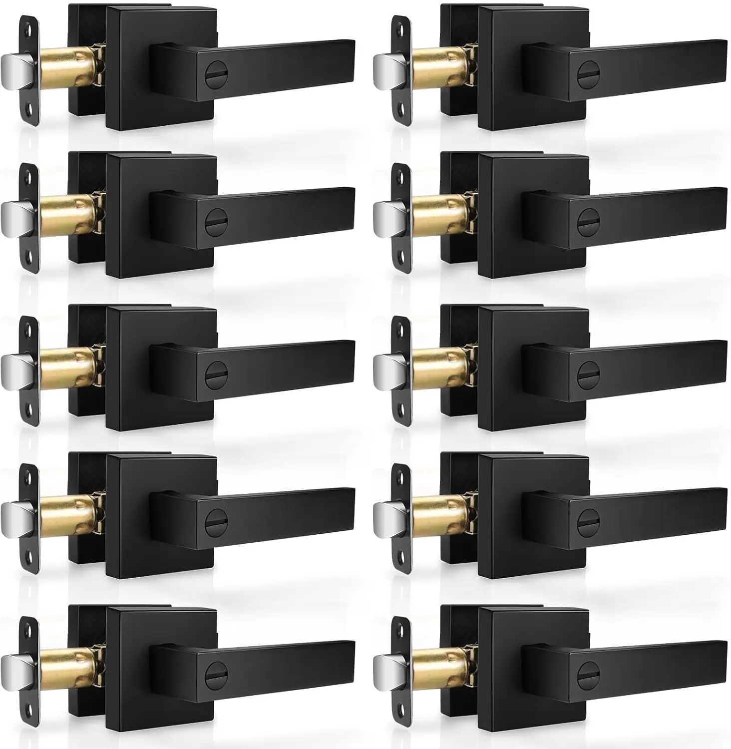 10 Pack Matte Black…