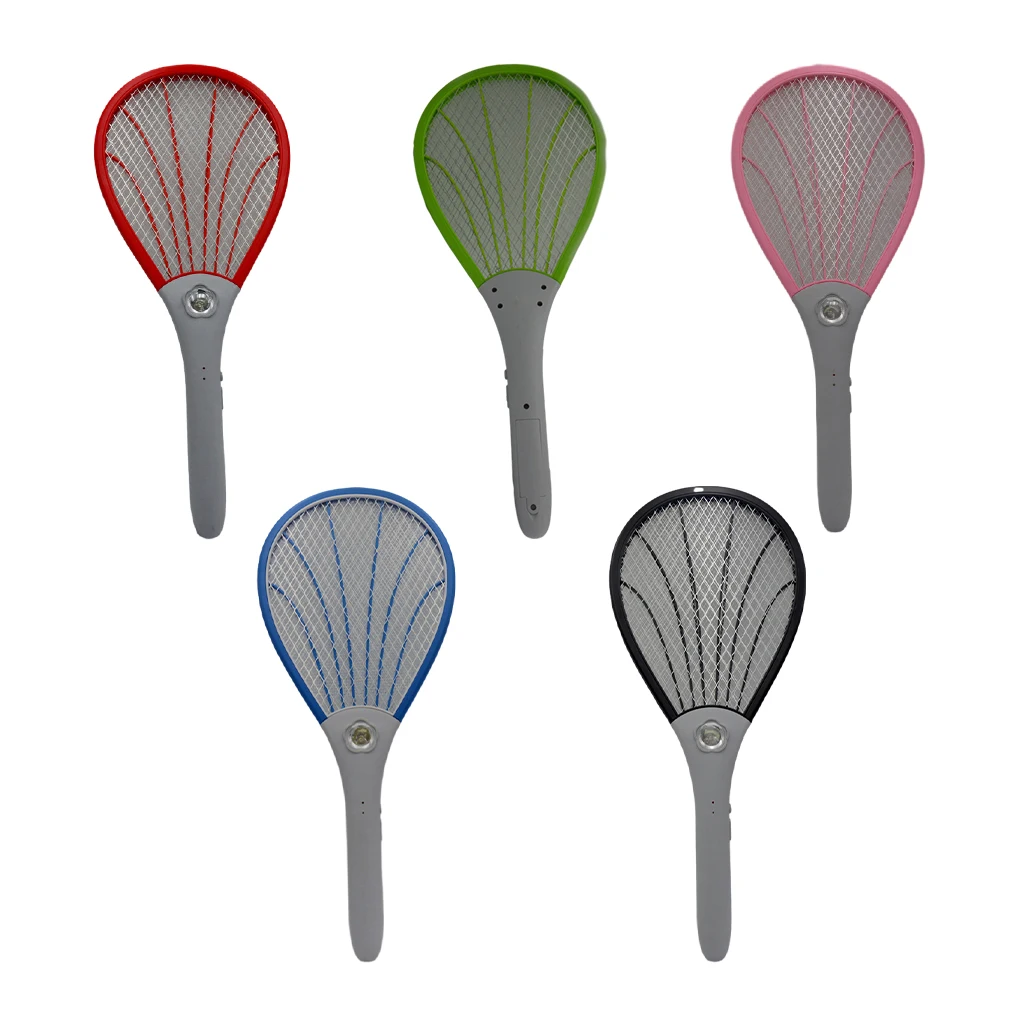 

Safe And Convenient Electric Insect Trap For Mosquitoes And Bugs Durable Electric Mosquito Racket Non-Toxic Fly Swatter red