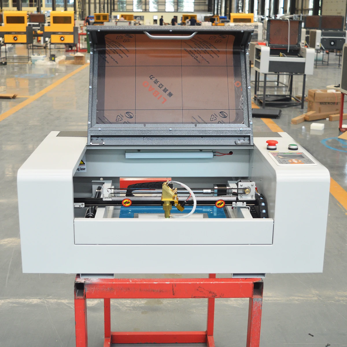 300*200mm 40W/50W Ruida Controller Laser Engraving and Cutting Machine for Home Business 50W Laser Cutting Machine