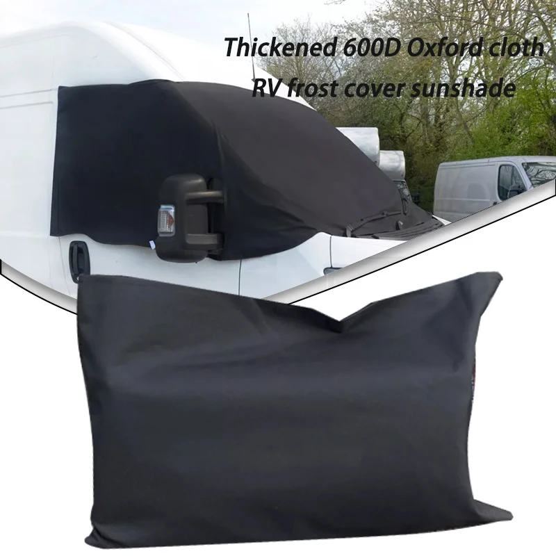 

Motorhome Windscreen Frost Guard With Anti-Freeze Protection Cover Deluxe Black For Fiat Ducato Peugeot Boxer Citroen Relay