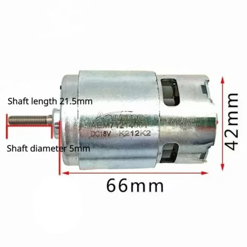 

DC18V 120W Ball Bearing Type 775 DC Gear Motor Built-in Heat Dissipation Blade With Shaft For Efficient Weed Cutting Trimming