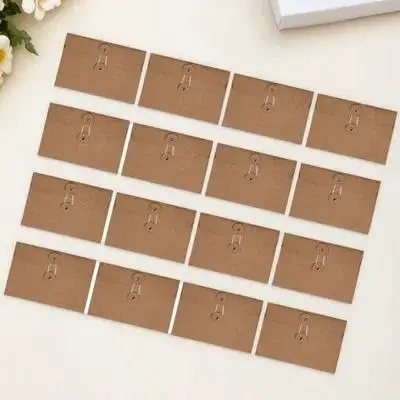 20 buste per documenti riutilizzabili, buste per documenti, buste per documenti, buste postali, marroni, con chiusura