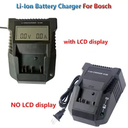 Li-Ion Battery Charger For Bosch 14.4V 18V Battery Bat609 Bat609G Bat618 Bat618G Charger Al1860Cv Al1814Cv Al1820Cv 3A EU Plug