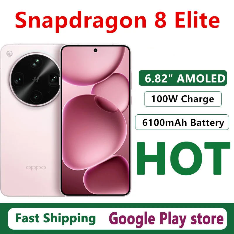 هاتف محمول أصلي ممن لهم Find X8 Ultra مقاس 6.82 بوصة AMOLED 120 هرتز سنابدراجون 8 Elite IP69 مقاوم للماء بقدرة 6100 مللي أمبير في الساعة 100 وات وشحن 50.0 ميجابكسل #1