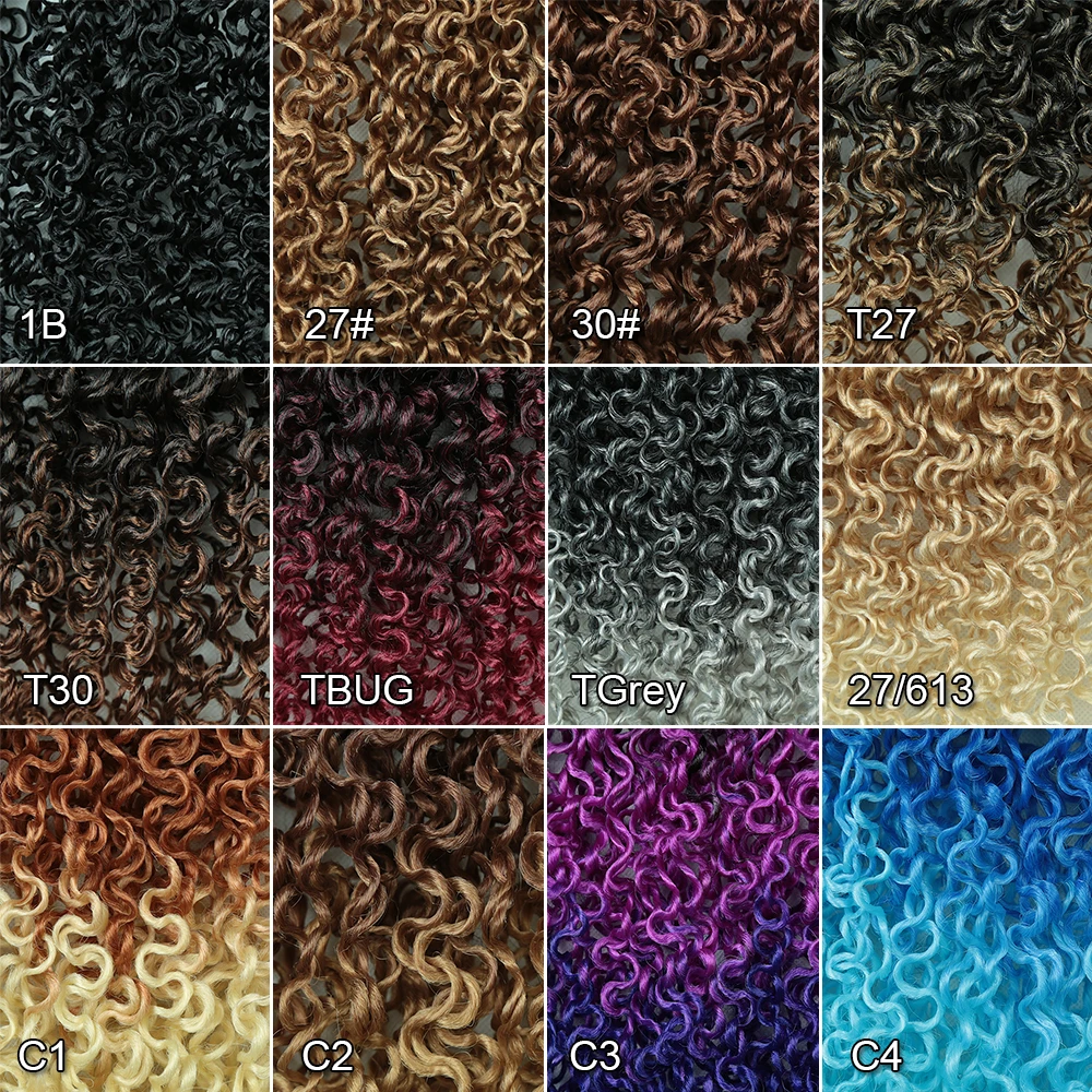 Twist Croceht Hair Synthetic Spring Twist Hair Bohemian Pre-Looped Passion Twist Crochet Braids Extensions