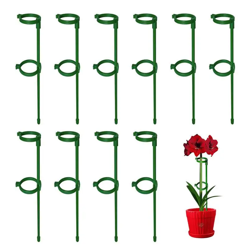 

Multifunctional Plant Stakes Single Stem Plant Holder Plant Support Stakes For Outdoor Plants Succulents Blue Snowflakes Rose