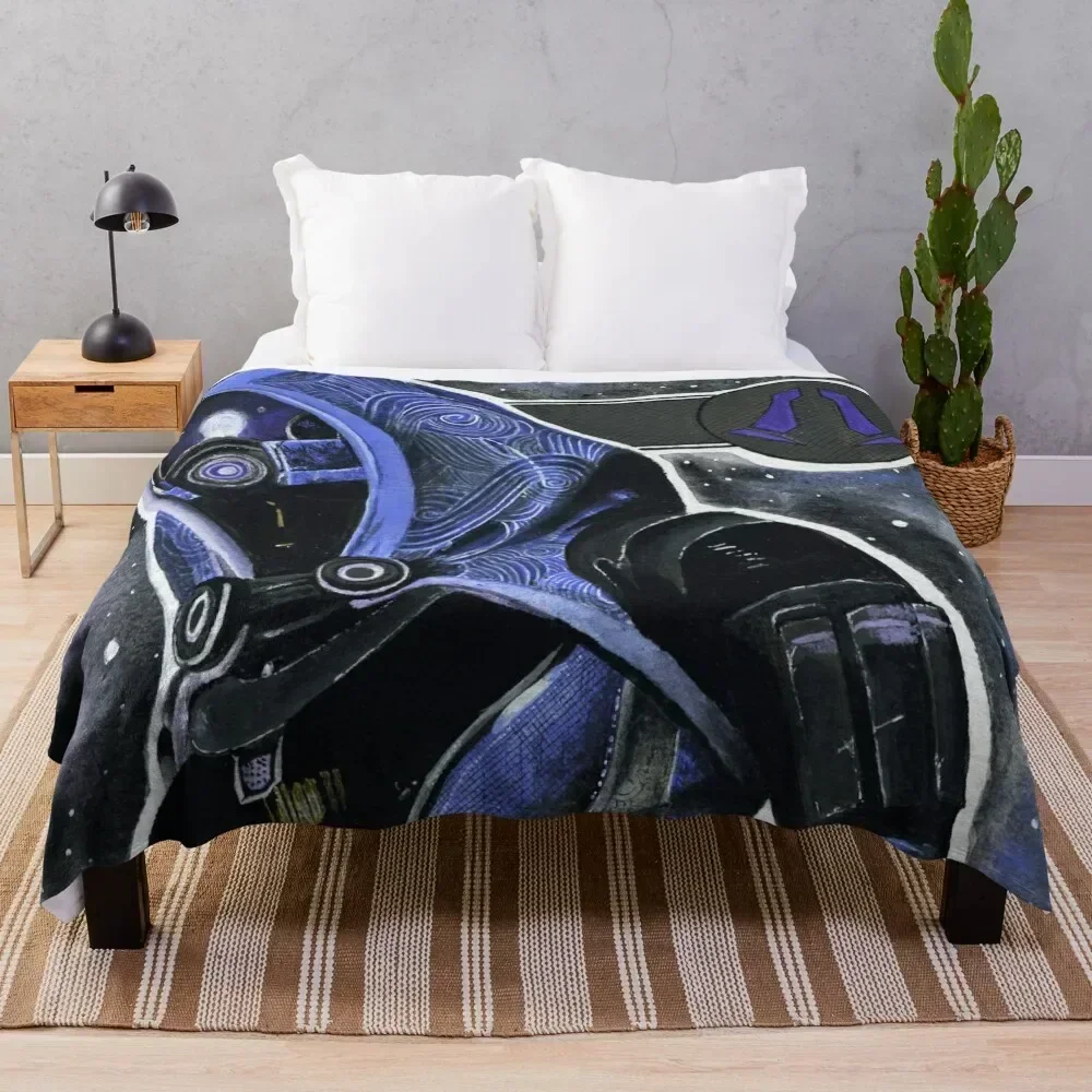 

Mass Effect Tali Zorah Throw Blanket Stylish Warm Blanket for Living Room Bedroom