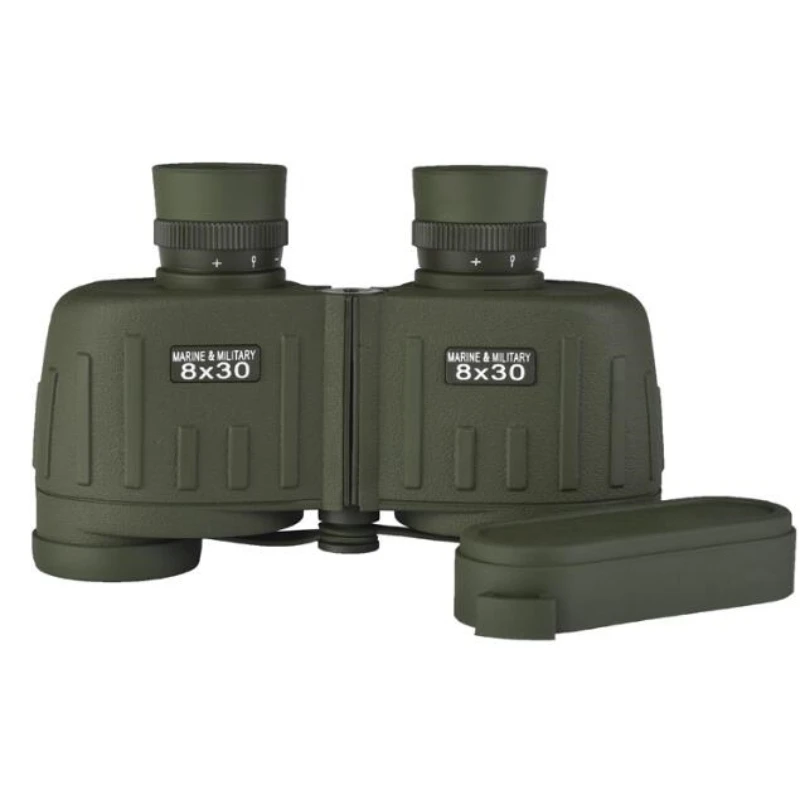 Agnicy 8x30mm Telescopes Marine Waterproof and Shockproof Belt Compass 8x30 Telescope