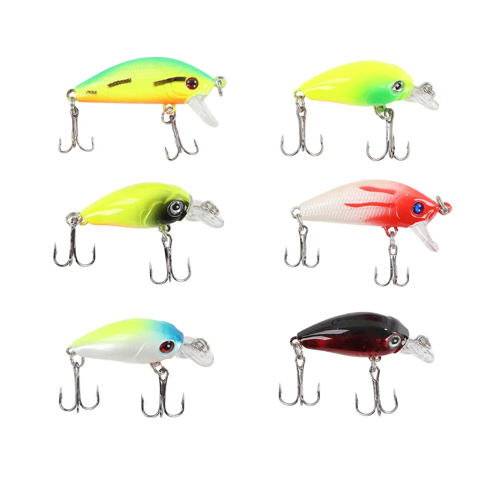 

3D Fishing Lures Hard Bait Kit with Storage Box - High Resolution Vivid Design for outdoor Fishing