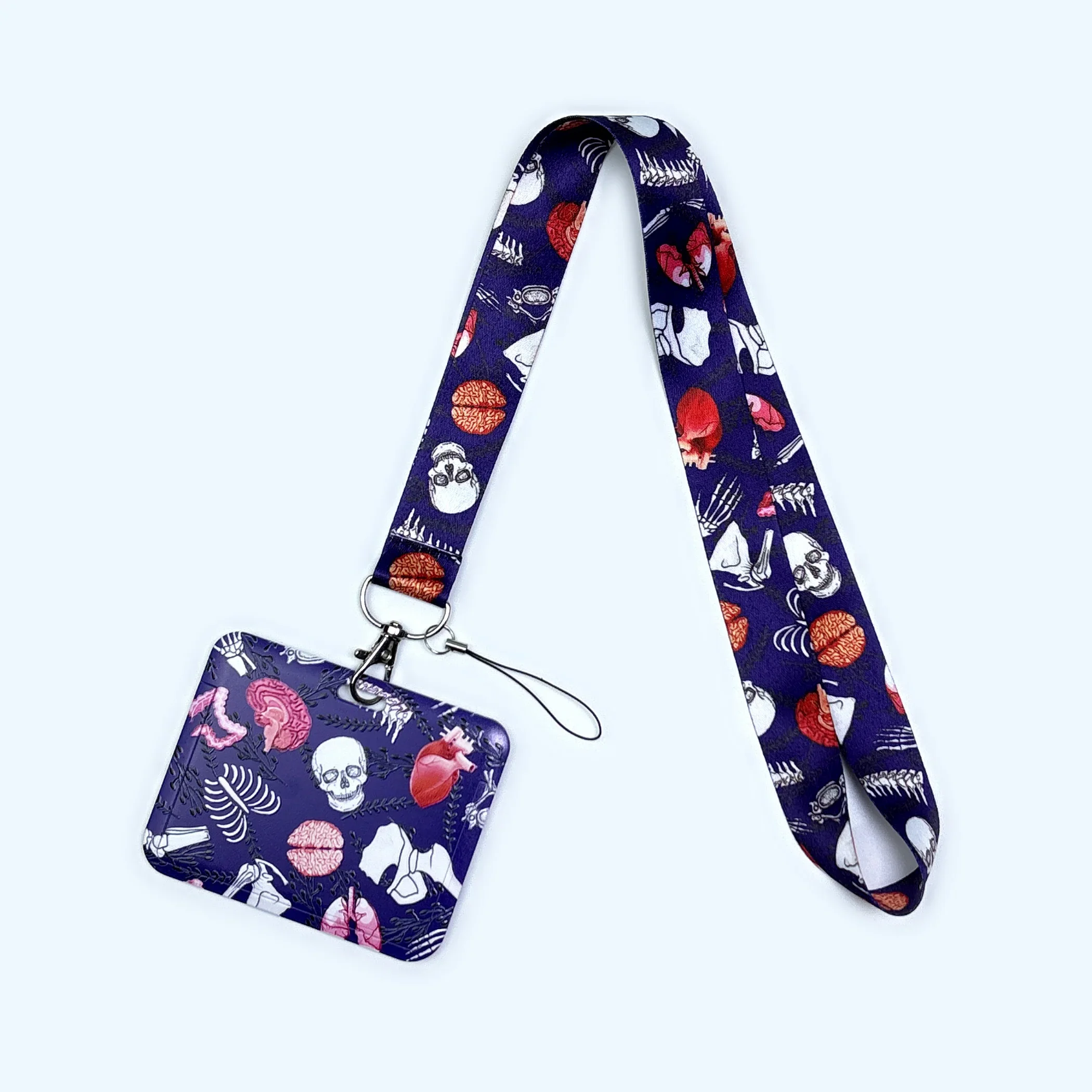 Medical Human Organ Medicine Doctor Lanyard for Key Badge Holder Neck Strap For Card Cover Key Chain Key Nurse Accessories