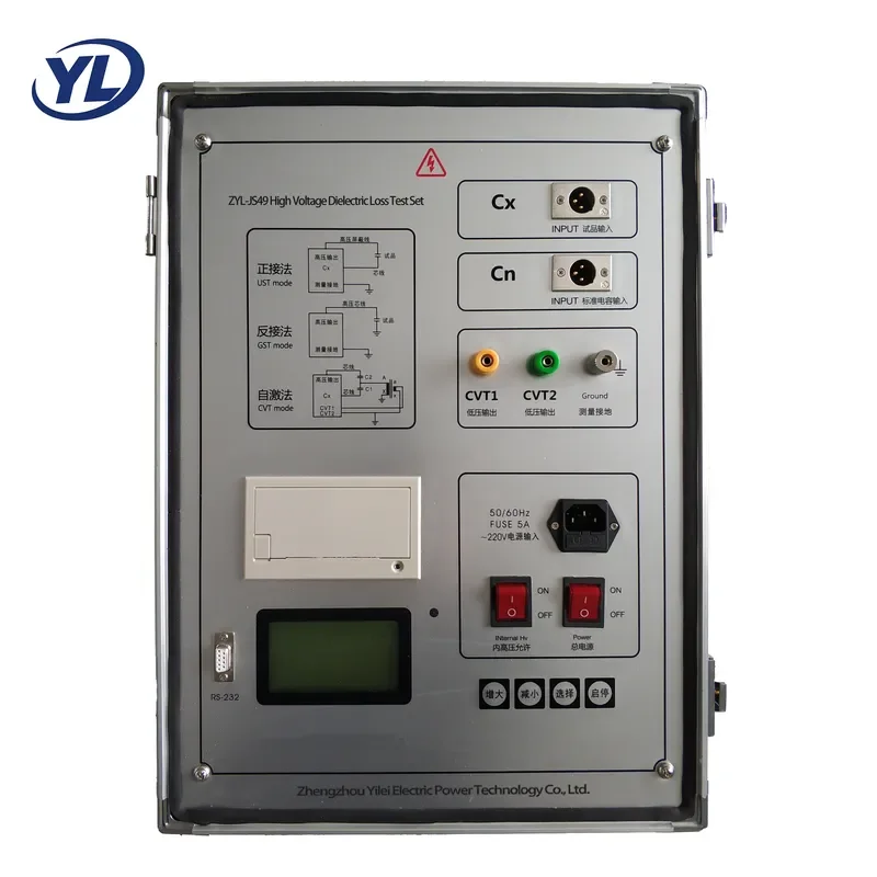 ZYL-JS49 Automatic Tan Test Set 10kV Dielectric Loss for HV Transformer Insulation