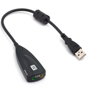Thẻ âm thanh cho các trò chơi máy tính, cao cấp, USB, âm thanh nổi 7.1 với cáp, chuyên dụng, 5HV2 8 Tấm âm thanh bán hàng chính 7.1 USB - №1