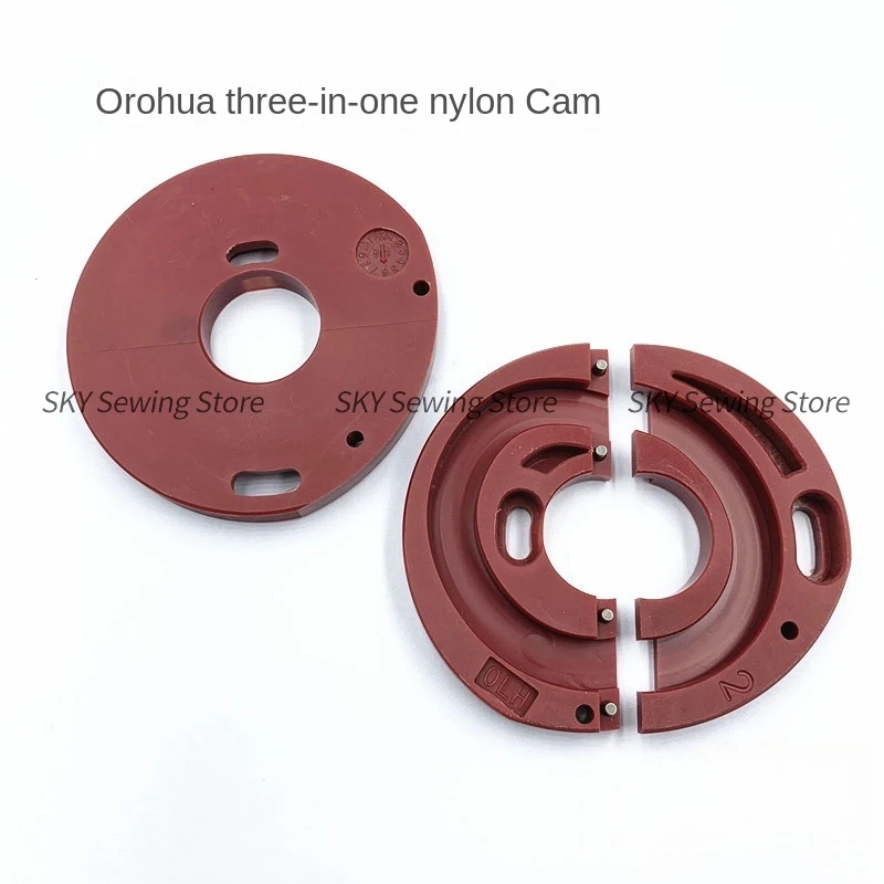 1PCS Ouluohua Three-in-One Opening Nylon Cam Zhuguang Three-in-One Nylon Cam Inner Hole 20mm for Computer Embroidery Machine