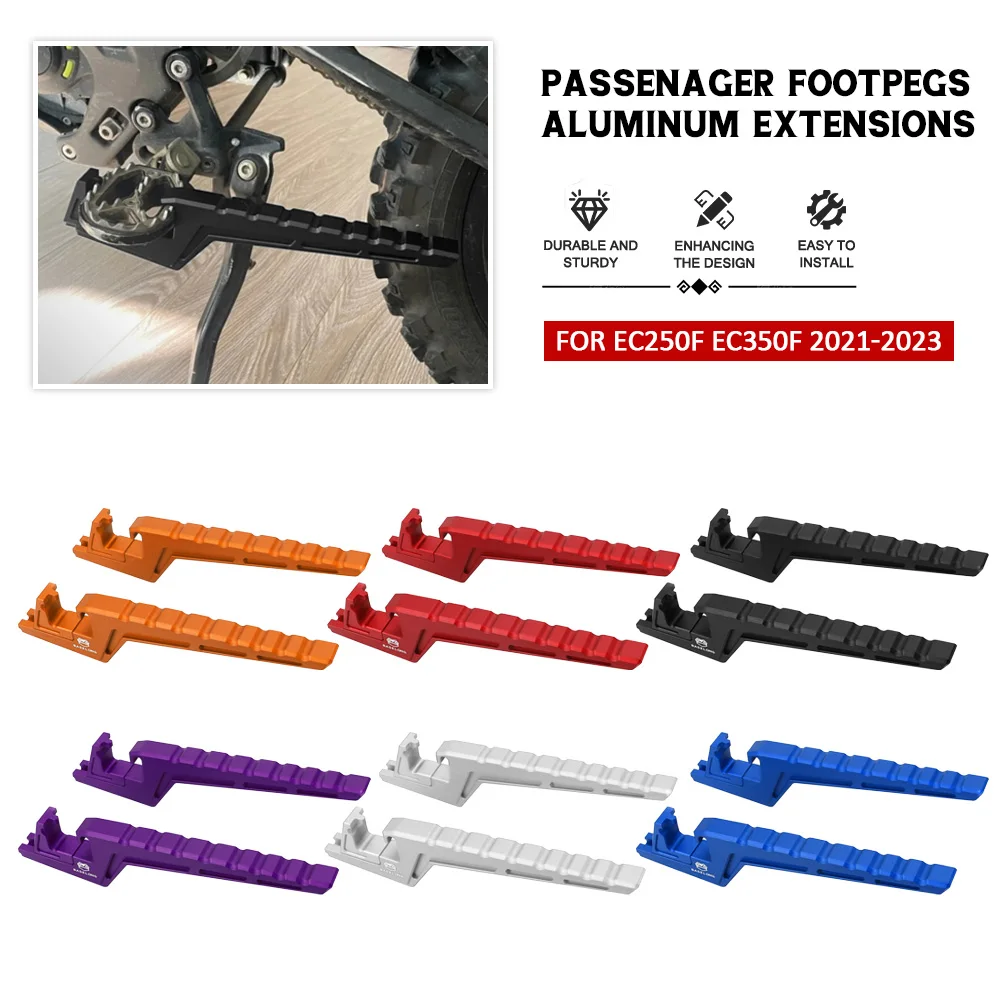 

For Gas Gas EC 250 / EC 300 EC 250F / EC 350F 2021-2022-2023 CNC Motorcycle Accessories Foot Peg Passenger Extensions Footpegs