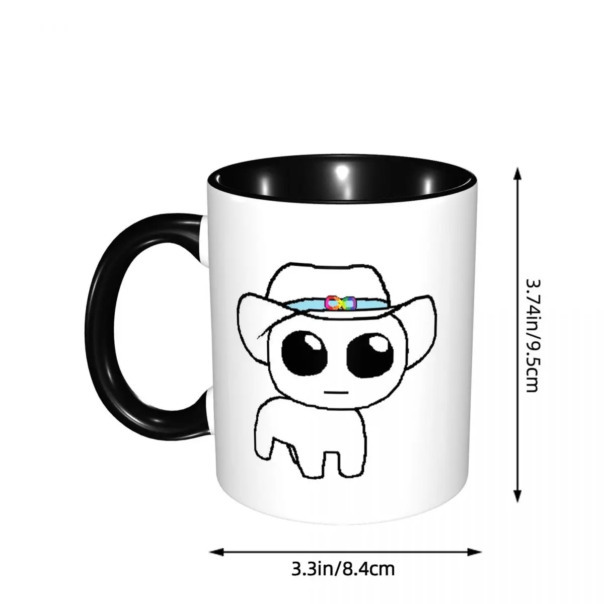 TBH Autism Creature Meme Yippee Mug Funny Ceramic Coffee Cups Tea Mugs Milk Cup Drinkware Gifts for Woman Man