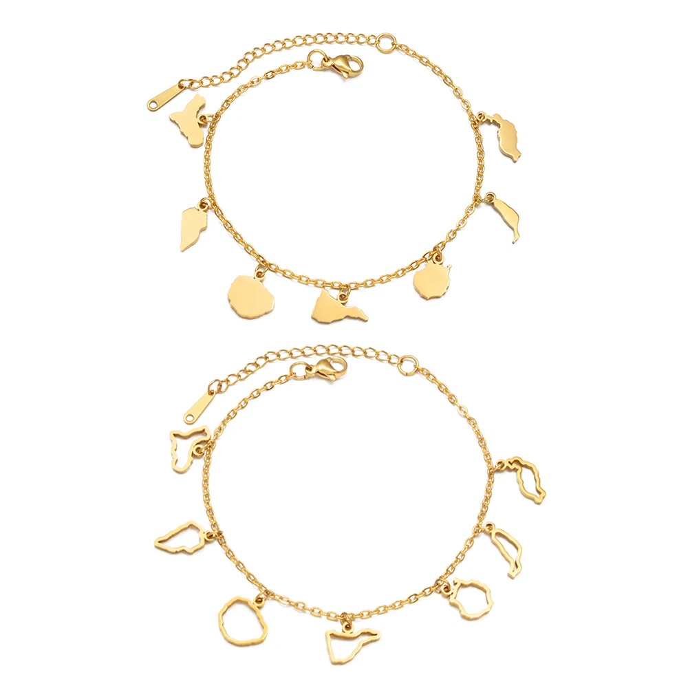 Pulseras de Islas Canarias de España para mujer El Hierro,La Palma,La Gomera,Tenerife,Gran Canaria,Fuertevetura,Lanzarote joyería # 590162