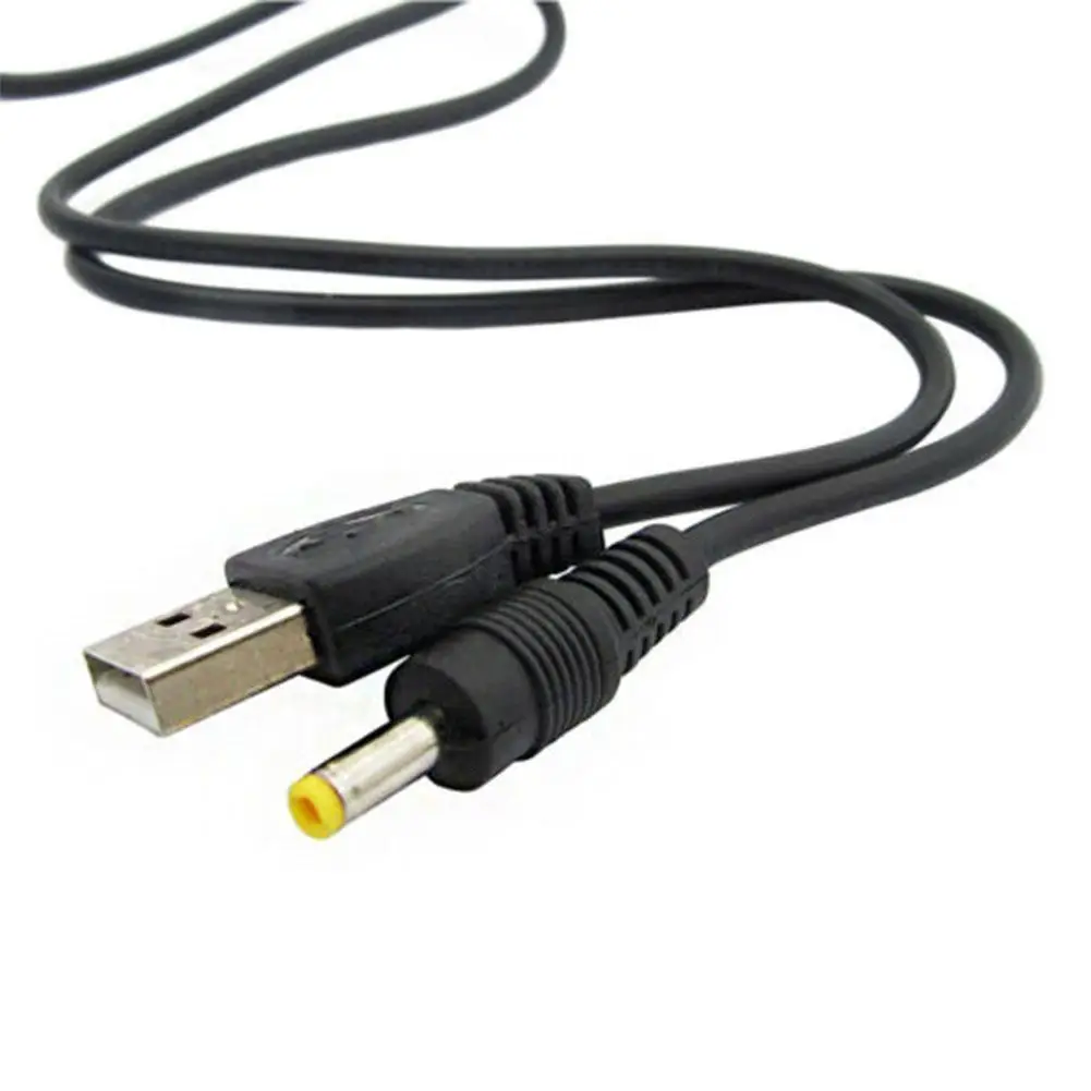 1pcs 80cm 5V USB To DC Power Charging Cable Charge Cord 4.0x1.7mm Plug 5V 1A Power Charging Cable for PSP 1000/2000/3000