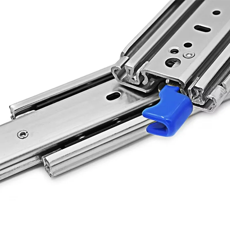 

7613 72 Heavy Pull Out Center Suspended Adjusting Telescopic Slide Rails Truck Bed Roll Out Tool Box