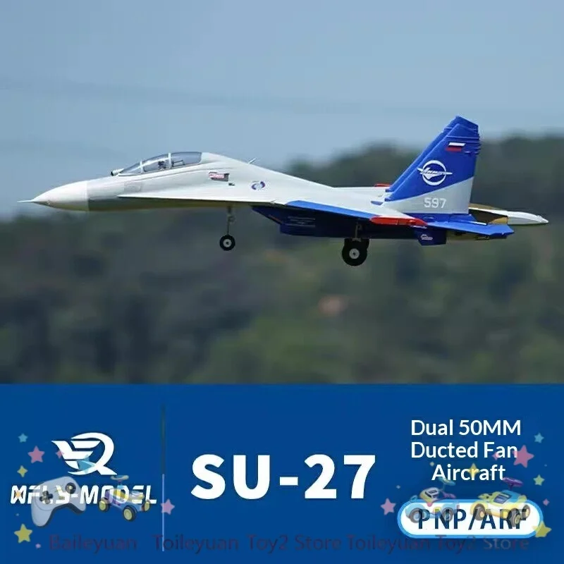 Xfly Su27 Twin 50Mm Twin Engine Edf Fighter Rc Airplane Fixed Wing Electric Remote Control Outdoor Flying Hobby For Adults