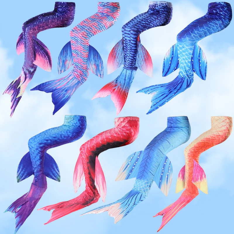 Children Mermaid Swimsuit Bathing Suit Mermaid Princess Cosplay Costume for Girls Pool Party Swimmable Clothing with Shorts