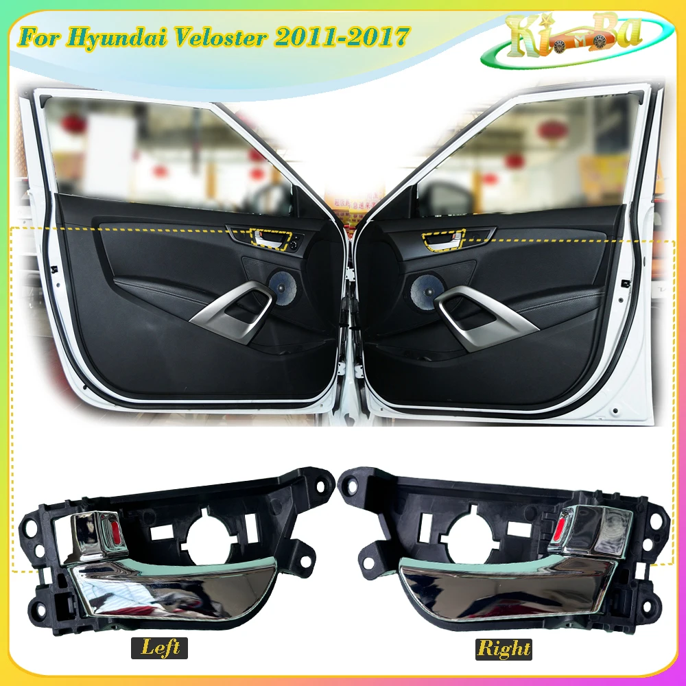 KIMBA For Hyundai Veloster 2011-2017 Genuine Chrome Front Or Rear Door Inner Handle Inside Handle 82610-2V000 82620-2V000