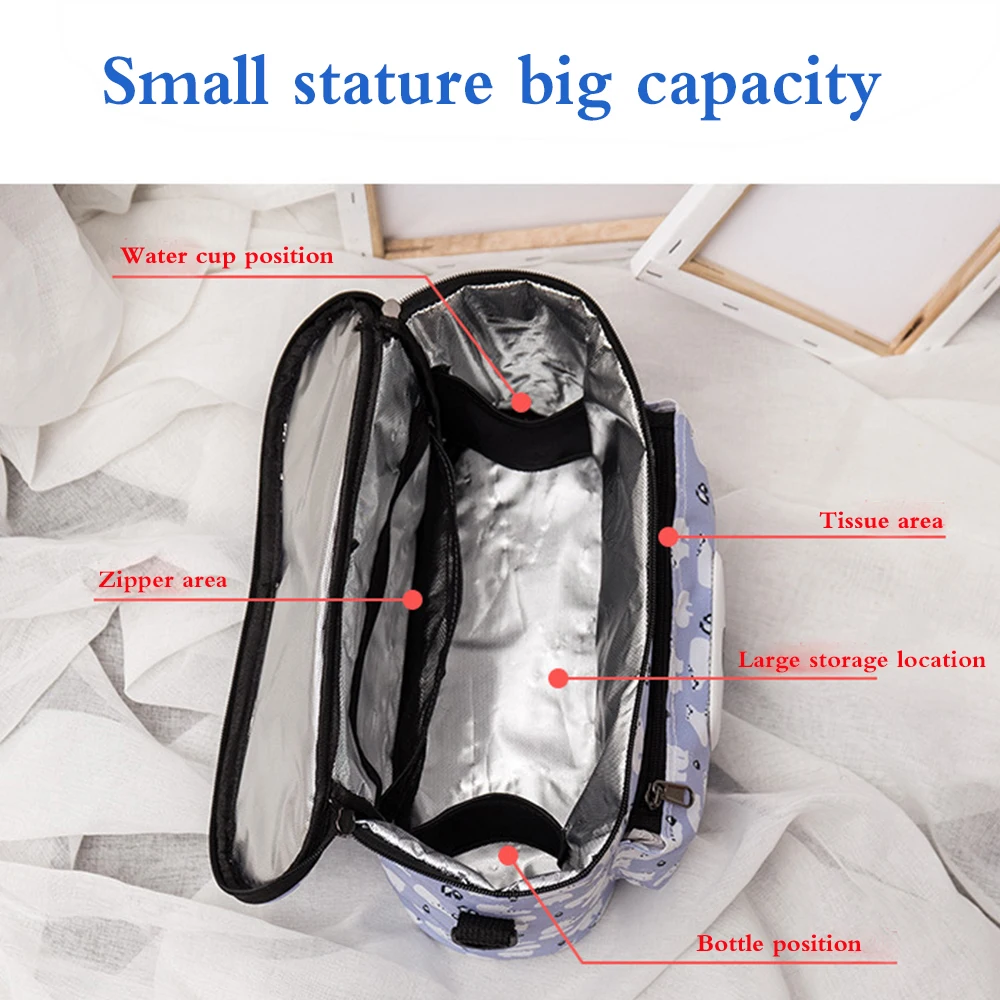 Diaper bag Cartoon Baby Stroller Bag Organizer Bag Nappy Diaper Bags Carriage Buggy Pram Cart Basket Hook Stroller Accessories