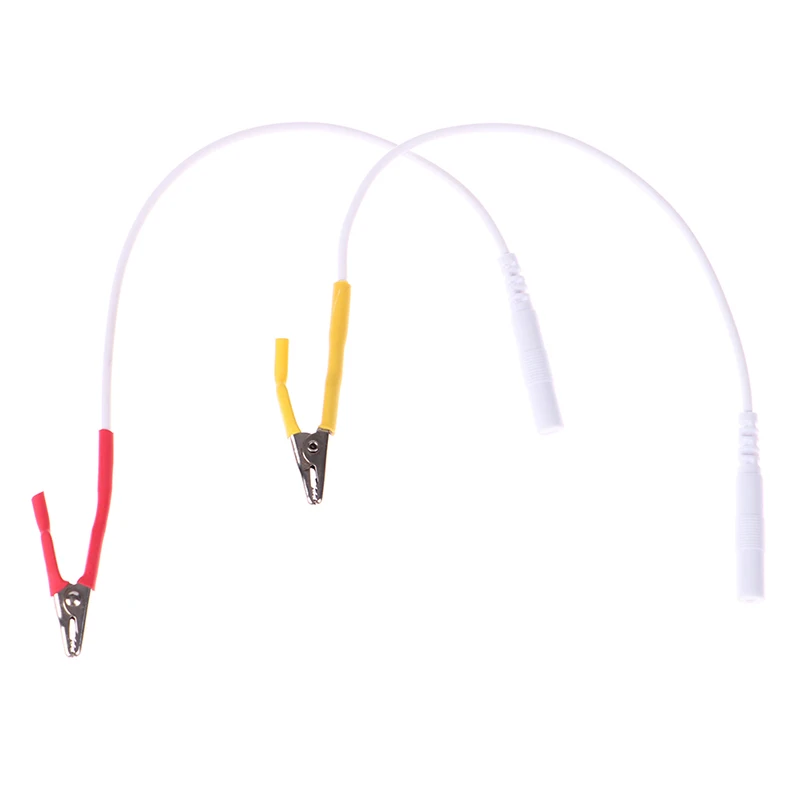 1 Stuks 19.5Cm Tientallen/Ems Lijn Alligator Clip Kabel Draad Elektrode Voor SDZ-II Elektronische Acupunctuur 2Mm Pin Type Kabel