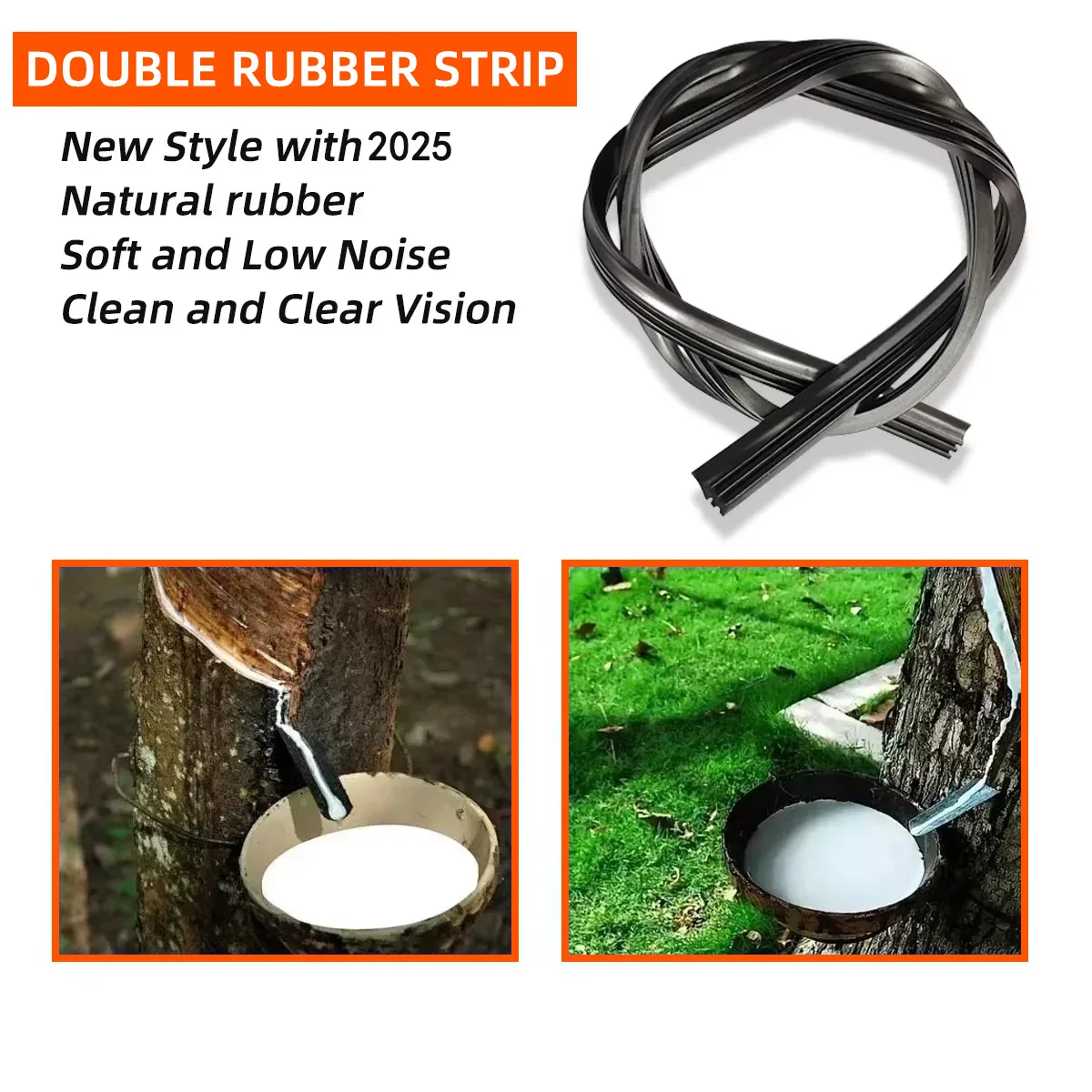 YONGRUN 2 قطعة مساحات الزجاج الأمامي مناسبة لشركة هيونداي I30 2007-2023 ملحقات نافذة الزجاج الأمامي 2010 2013 2015 2016 2017 #3