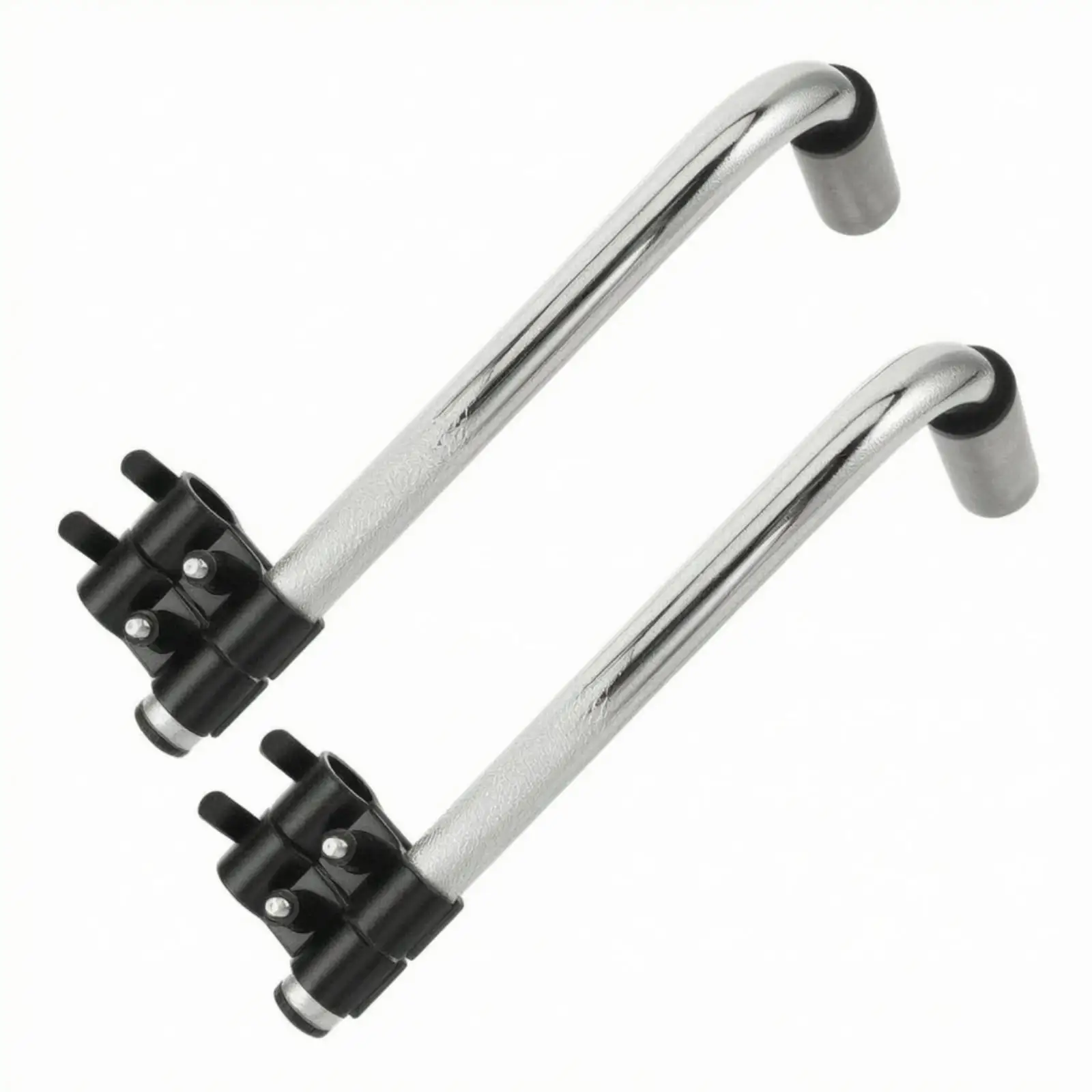 Extension Adjustable Push Handle Extenders Stainless Steel Clamp Secure Caregiver Support