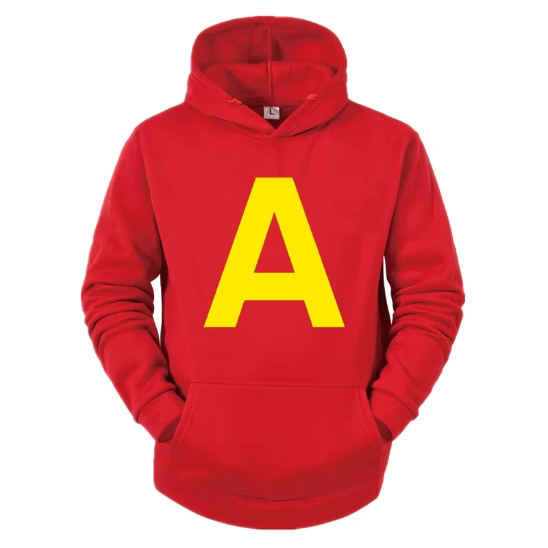 2026 Autumn Winter New Alvin and The Chipmunks Fashion Neutral Casual Sportswear Men's Hoodie Halloween Costume Women's Pullover