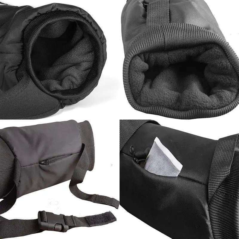 Football Hand Warmer Pouch Durable Hand Muff Soft Velvet Lined Portable Outdoor Football Accessories Hand Warm For Youth