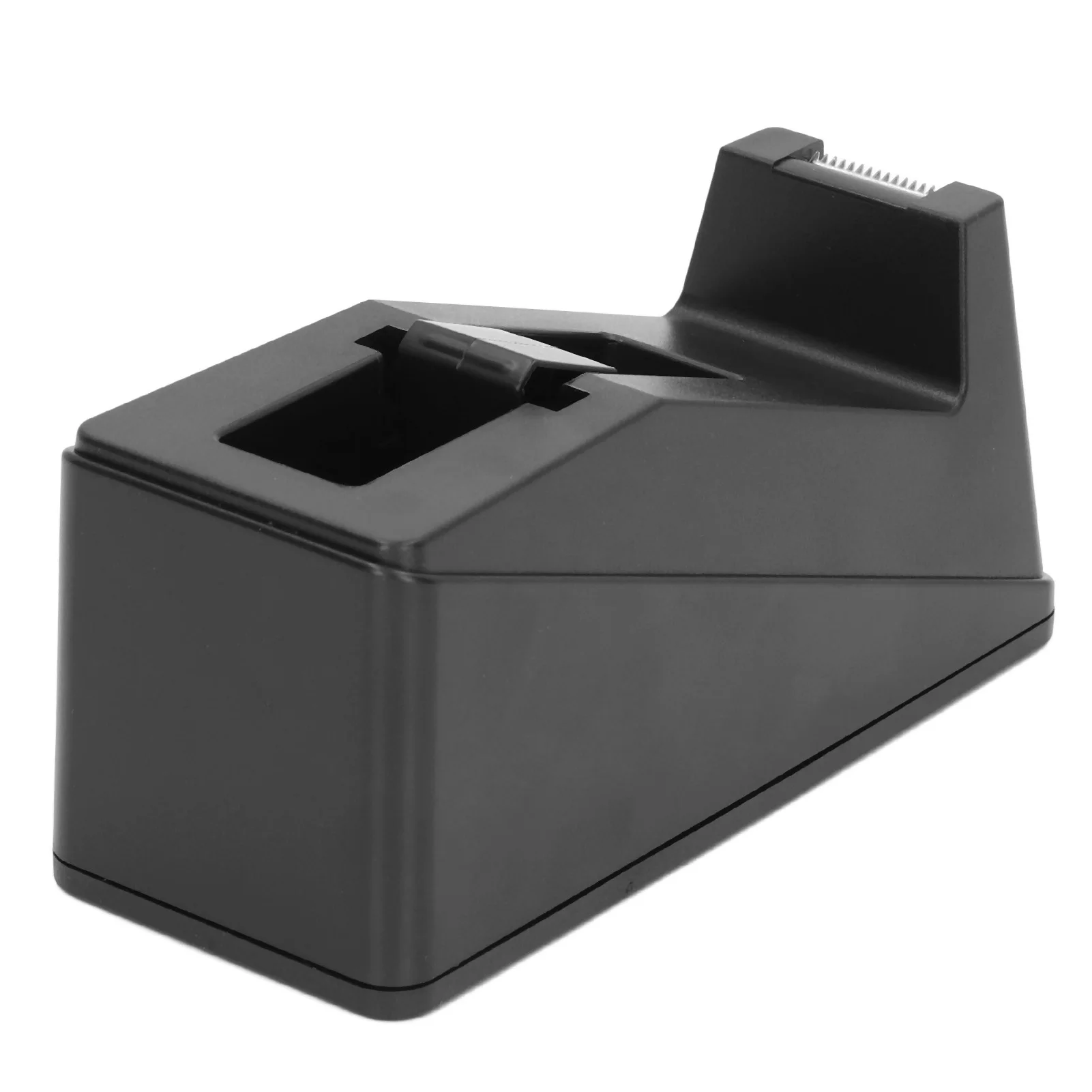 new-plastic-tape-dispenser-heavy-duty-weighted-base-tape-holder-built-in-cutter-non-slip-tape-cutter-office-desk
