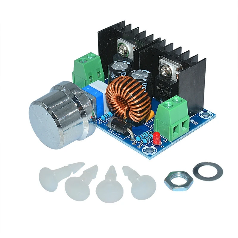 XH-M401 Regulator tegangan DC Module modul Buck daya tinggi DC-DC