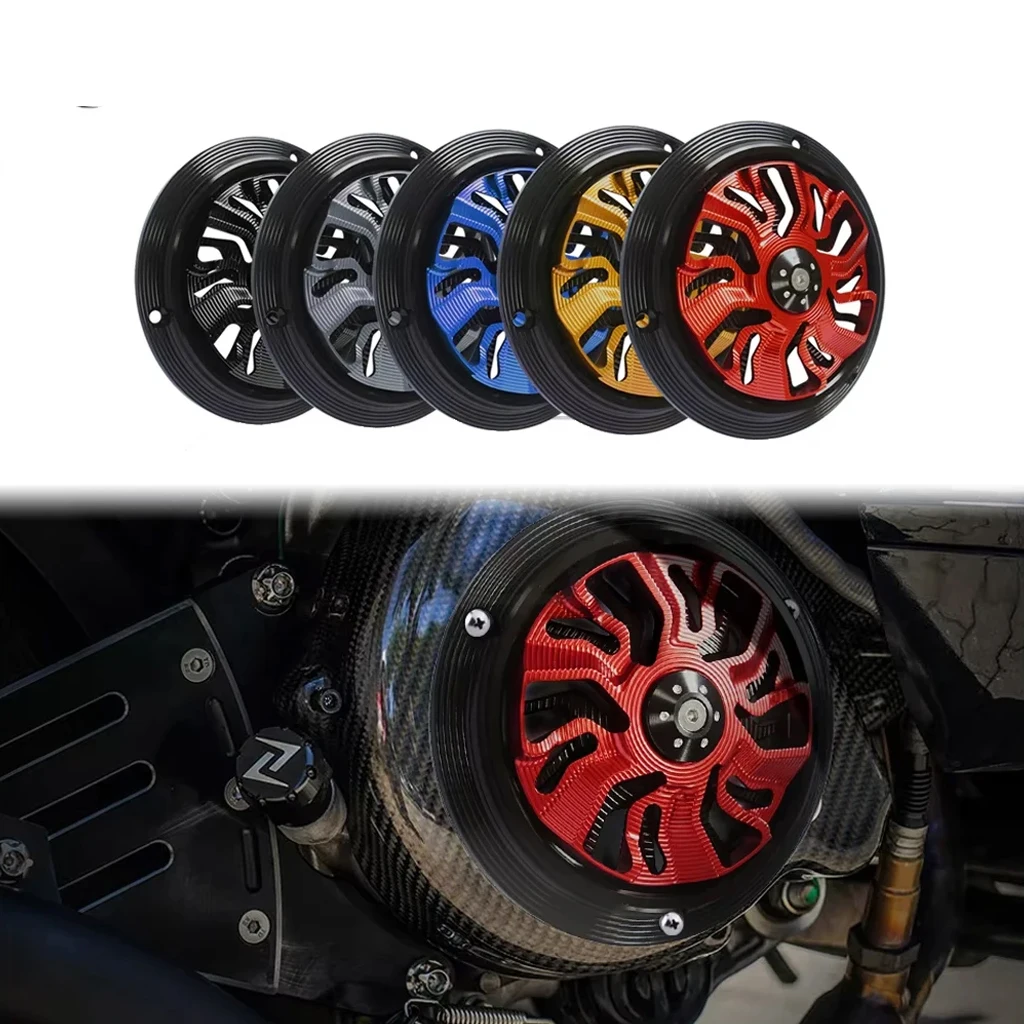 

Подходит для Vespa Sprint Primavera 150 125 2013-2024, модификация скутера, капот двигателя с ЧПУ, аксессуары для рассеивания тепла