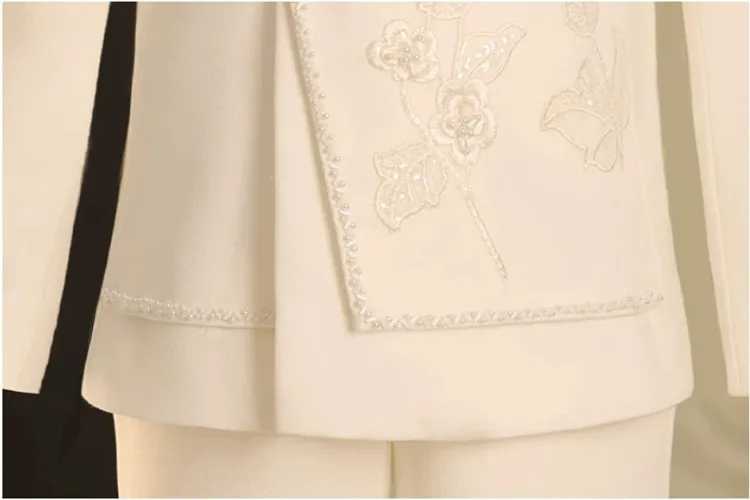 Jungen-Smoking im chinesischen Stil, Kinder-Stickerei, Stehkragen, formelles Outfit, Kinder-Kleidung für Klavier, Moderator, Bühnenauftritt, Party, A5002 – Detail 11