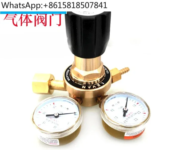 

High pressure 25 low pressure 0.6 oxygen test pressure reducer