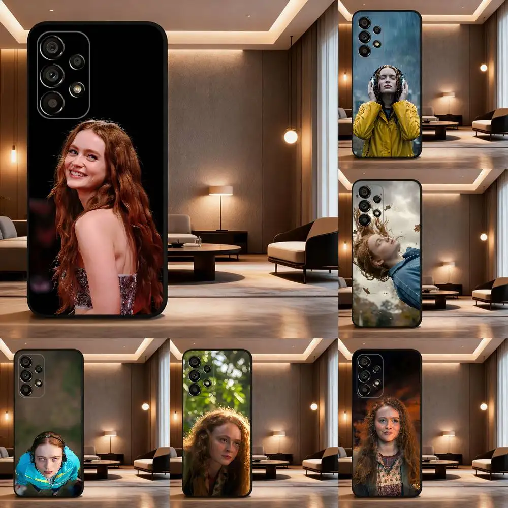 

S-Sadie S-Sink For Samsung Galaxy A73,J7,22,Note,72,41,31,8,9,52,71,53,32,Soft Black Silicone Cover Case