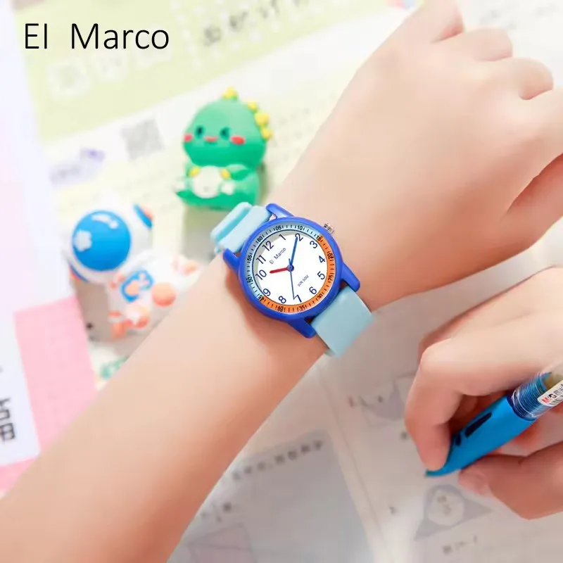 SANDA 6701 ساعة كوارتز للطلاب موضة ملونة مقاومة للماء سيليكون مقاومة للصدمات رياضية كاجوال للأولاد والبنات ساعة يد للأطفال