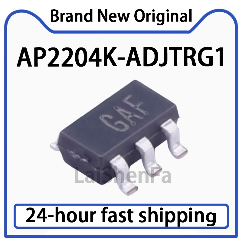 10PCS AP2204K-ADJTRG1 Package SOT-23-5 LDO Voltage Regulator IC Original in Stock