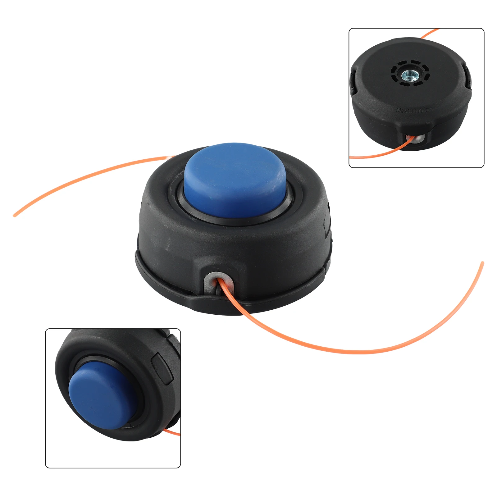 Husqvarn T35 Trimmer Head, Left Hand Thread, 12 cm Outer Diameter, Suitable for 327LDx 233RJ, Ensures Even Cutting