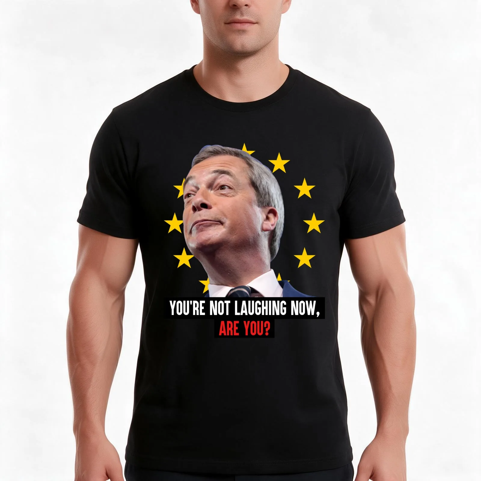 Nigel Farage Brexit TShirt T-Shirt Summer Casual Cotton Tee Unisex Men Women