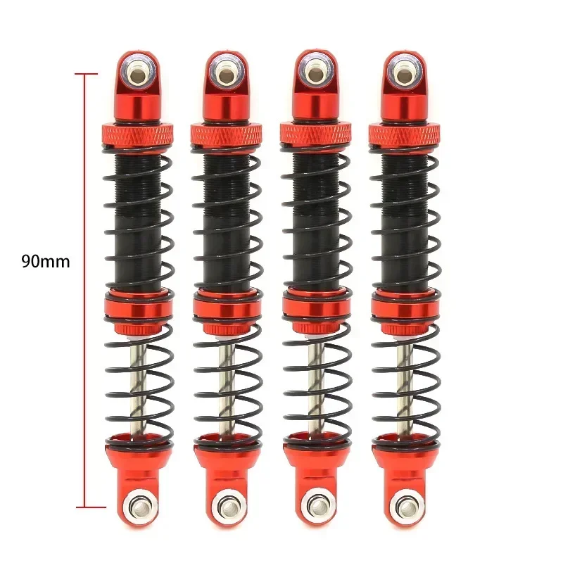 Metal Shock Absorber 70mm 80mm 90mm 100mm 110mm 120mm for 1/10 SCX10 Wraith RR10 TRX4 TRX6 ABSiMA Sherpa RC Crawler