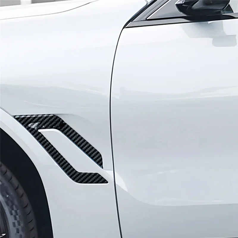 

Car Side Fender Sticker Shark Gill Air Flow Wing Vent Trim For BMW X6 G06 2020-2024 Accessories