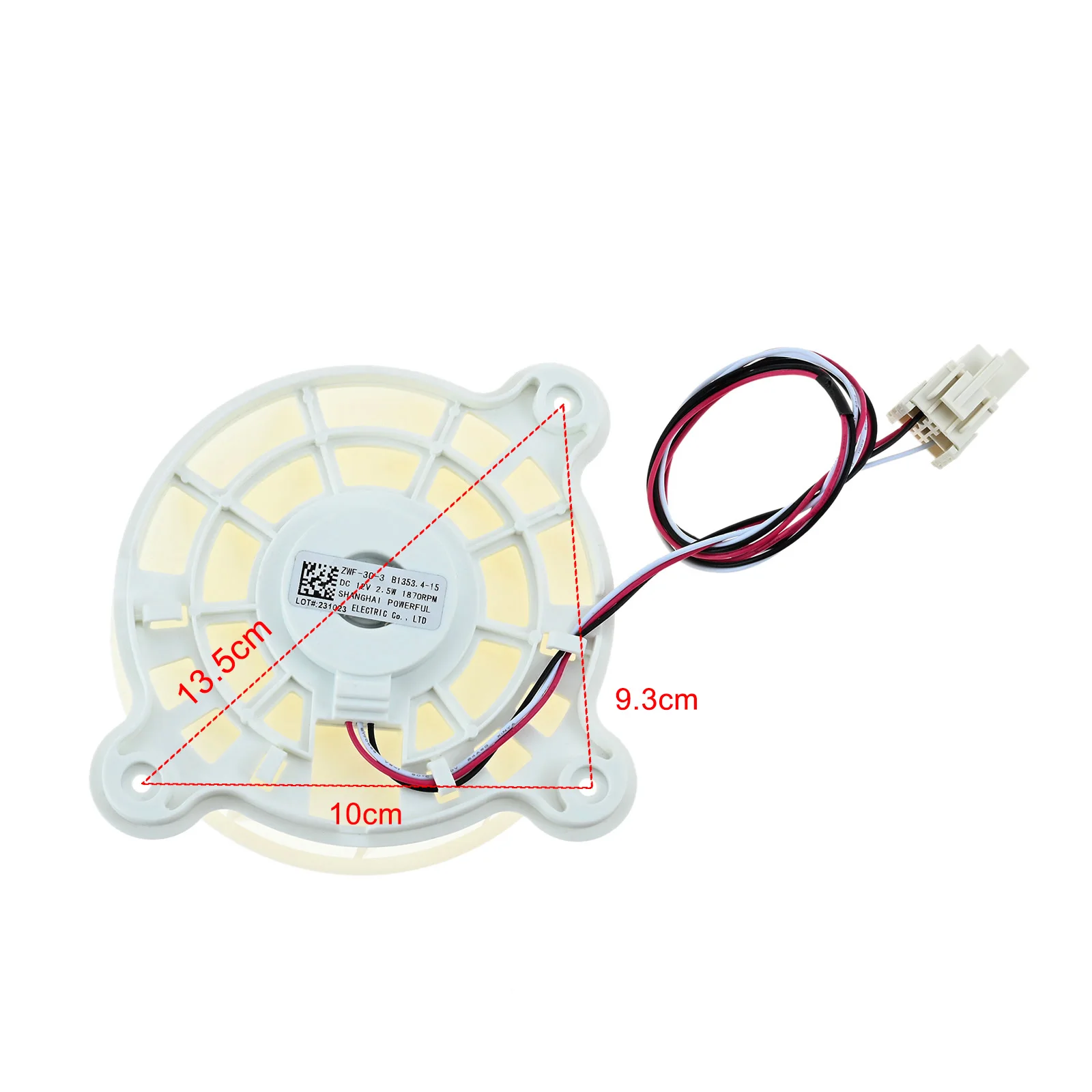 1Pc DA31-00287B Refrigerator Evaporator Fan Motor Compatible With Samsung Refrigerator Replace 23J9011SR RS25H5111SR RS25J500DSR