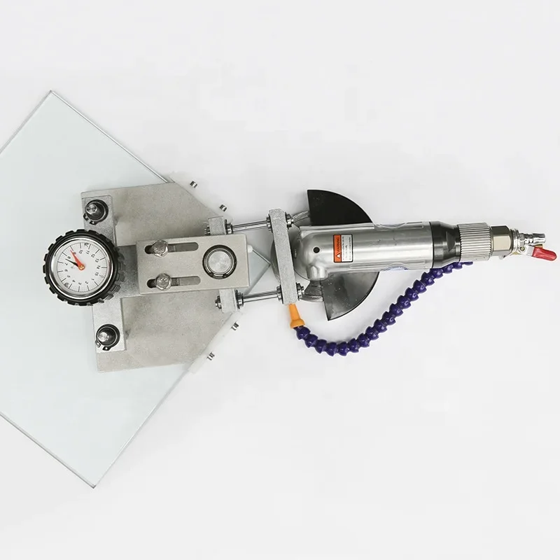 

Gold SellerPneumatic Glass Chamfering Machine New Small Safety Angle Grinder Machine Glass Round Corner Machine