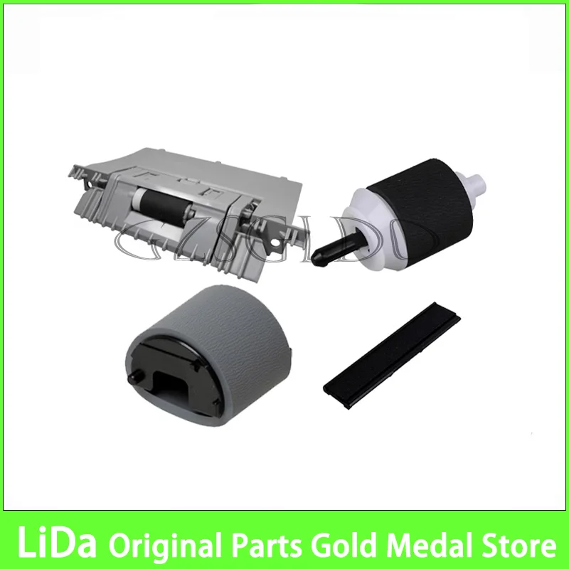 1SETS RB2-1820 RB2-1795 RF5-3439 RF5-2400 RG5-3585 RF5-4119 Tray 1 Pickup Roller Separation Pad for HP L7-04099A ADF Feed Roller